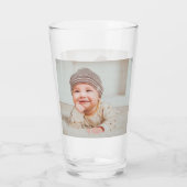 両面カスタム写パーソナライズされた真 タンブラーグラス (裏面)