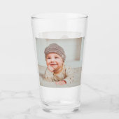 両面カスタム写パーソナライズされた真 タンブラーグラス (正面)