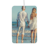 両面カスタム写真のパーソナライズ カーエアーフレッシュナー (正面)