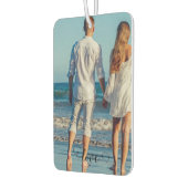 両面カスタム写真のパーソナライズ カーエアーフレッシュナー (左)