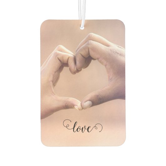 両面カスタム写真のパーソナライズ カーエアーフレッシュナー (裏面)