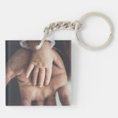 両面カスタム写真 キーホルダー (裏面)