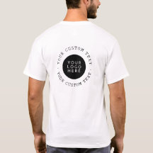 両面カスタム型素朴ラウンドのロゴと文字