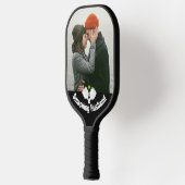 😍両面カスタム文字及びフォトピックボールパドル ピックルボールラケット (左)