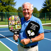 💗両面カスタム文字及びフォトピックボールパドル ピックルボールラケット