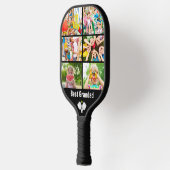 💗両面カスタム文字及びフォトピックボールパドル ピックルボールラケット (左)