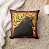 両面カラス クッション (ブランケット)