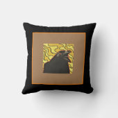 両面カラス クッション (裏面)