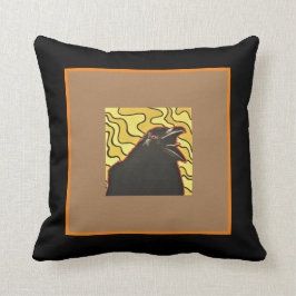 両面カラス クッション