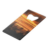 両面キャンベラの夏の日没 クレジットカード栓抜き (正面アングル)