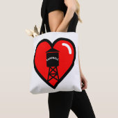 両面キャンベルカリフォルニアトート トートバッグ (クローズアップ)