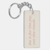 両面キーチやる気を起こさせるェイン – ピンクと緑 キーホルダー (正面左)