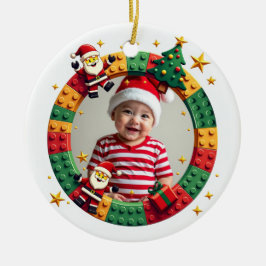 両面クリスマスツリーオーナメント 1st Christmas 2 sided Festive Bui セラミックオーナメント