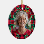 両面クリスマス装飾品 セラミックオーナメント (右)