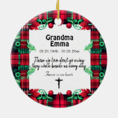 両面クリスマス装飾品 セラミックオーナメント (裏面)