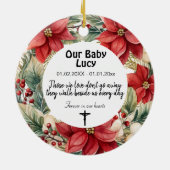 両面クリスマス装飾品 セラミックオーナメント (裏面)