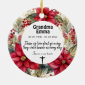 両面クリスマス装飾品 セラミックオーナメント (裏面)