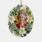 両面クリスマス装飾品 セラミックオーナメント (右)