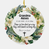 両面クリスマス装飾品 セラミックオーナメント (裏面)