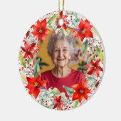 両面クリスマス装飾品 セラミックオーナメント (左)