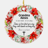 両面クリスマス装飾品 セラミックオーナメント (裏面)