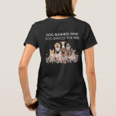 両面グルーマードッグサービス Tシャツ (裏面)