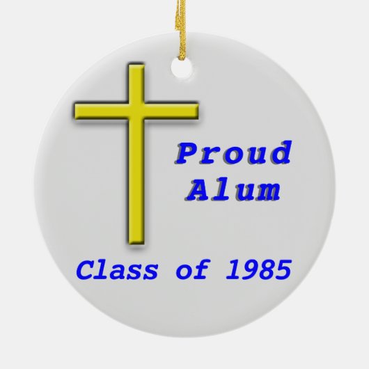 両面サンアリス学校カラーパッチ セラミックオーナメント (裏面)