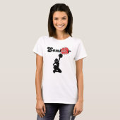 両面シニア・チアリーダー・レッドグレーTシャツ Tシャツ (正面フル)