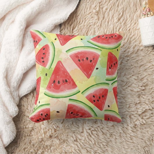 両面スイカ枕 クッション (ブランケット)
