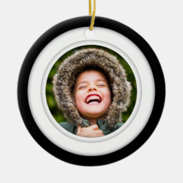 両面セラミックオーナメントフォトサークル セラミックオーナメント