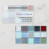 両面タイルの芸術のカスタマイズ可能な名刺 名刺 (正面/裏面)