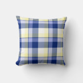 両面タータンチェック格子縞のデザインのクッション クッション (正面)