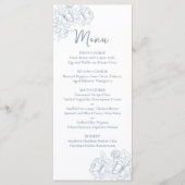 両面ダスティブルーボー結婚ホフローラ飲料+ メニュー (正面)