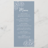 両面ダスティブルーボー結婚ホフローラ飲料+ メニュー (正面)