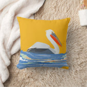 両面ダルマチアンペリカン クッション (ブランケット)