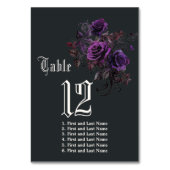 両面ダークゴシック深いアメジスト紫 テーブルナンバー (裏面)