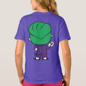 両面チビ(小さくかわいく書いた感じ) Tシャツ (裏面)