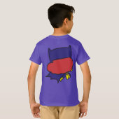 両面チビ（小さくかわいく書いた感じ） Tシャツ (裏面フル)