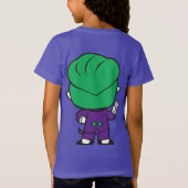 両面チビ（小さくかわいく書いた感じ） Tシャツ (裏面)