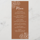 両面テラコッタボホフローラ結婚ズ飲料+ メニュー (正面)