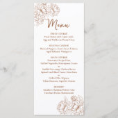 両面テラコッタボホフローラ結婚ズ飲料+ メニュー (正面)