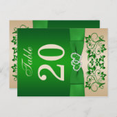 両面テーブル番号 ポストカード (正面/裏面)