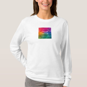 両面デザインテンプレート長袖 Tシャツ