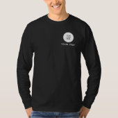 両面デザイン会社のロゴMens Work Tシャツ (正面)