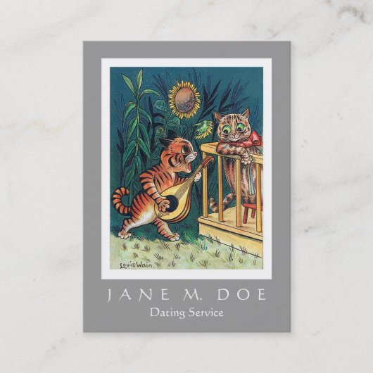 両面デートすることのサービス/仲人- 名刺 (正面)