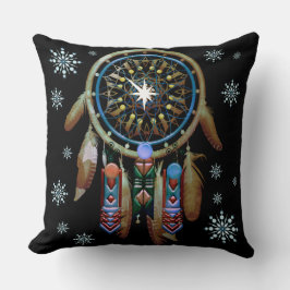 両面ドリームキャッチャー装飾用クッション クッション