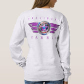 両面ハリス – ウォルズウィング/スタンプメダリオン スウェットシャツ (裏面)