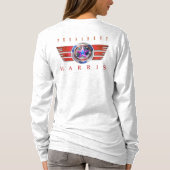 両面ハリス – ウォルズウィング/スタンプメダリオン Tシャツ (裏面)