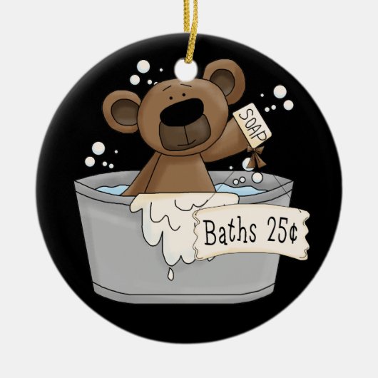 両面バスルームつるズ セラミックオーナメント (正面)