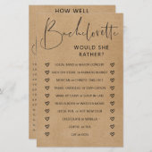 両面バチェロレッテ (正面/裏面)